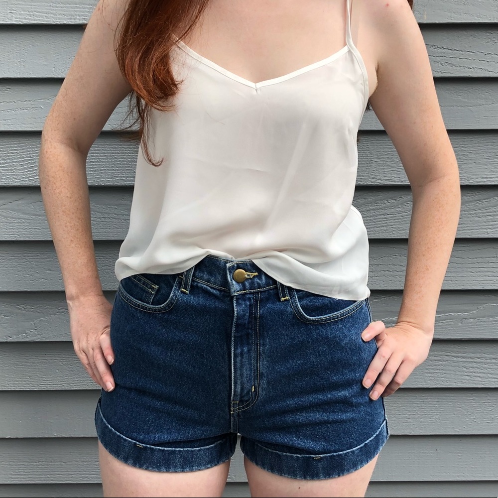 American Apparel Jean Shorts